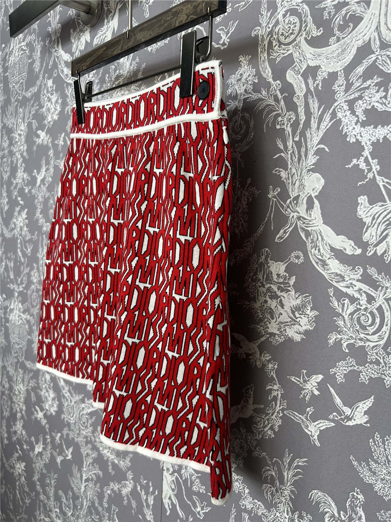 D10r logo knitted waist skirt replica d&g clothing