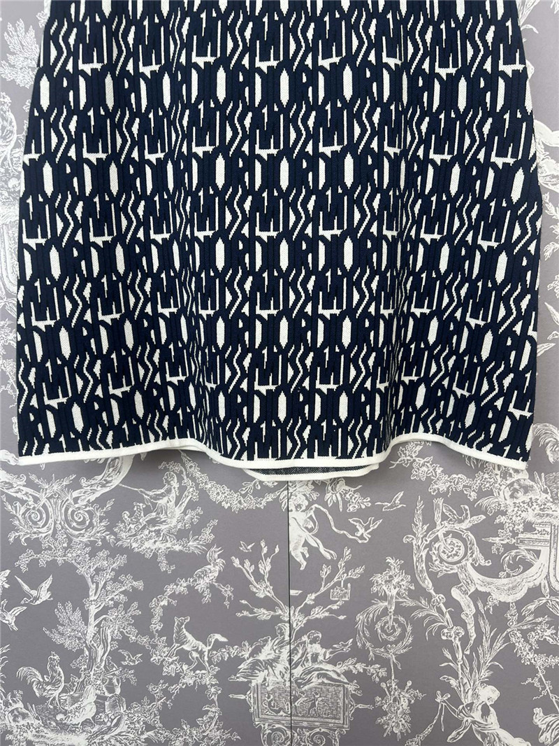 D10r logo knitted waist skirt replica d&g clothing