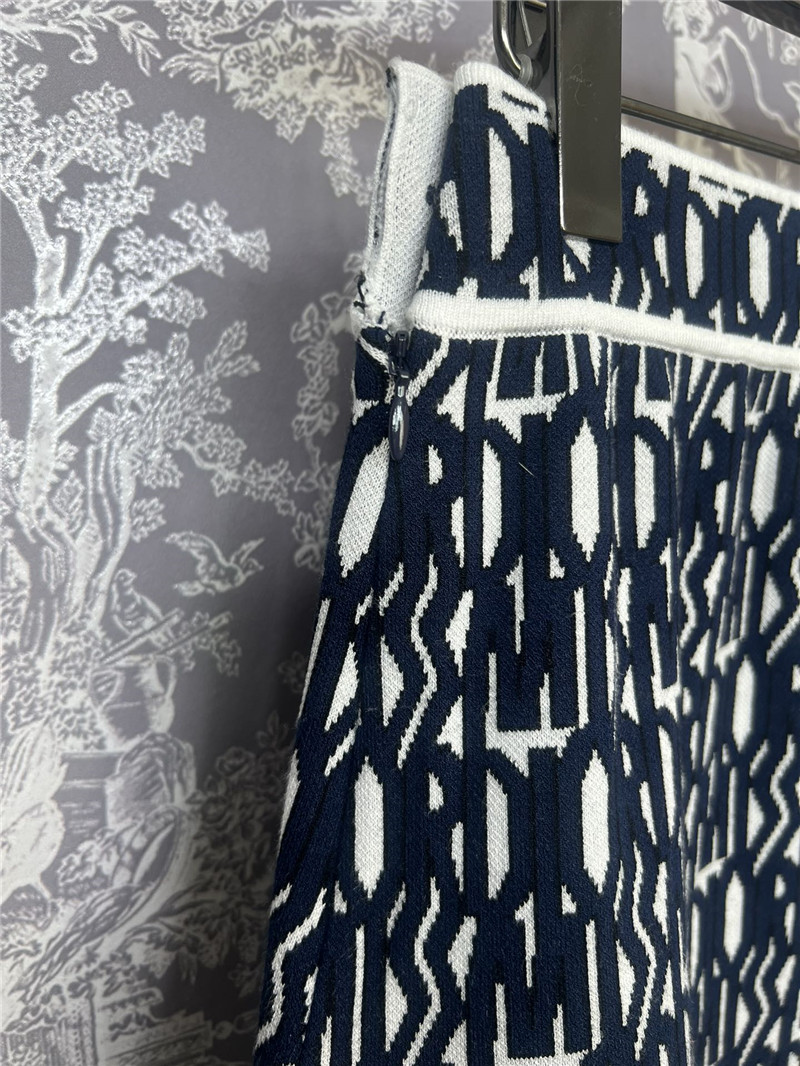 D10r logo knitted waist skirt replica d&g clothing