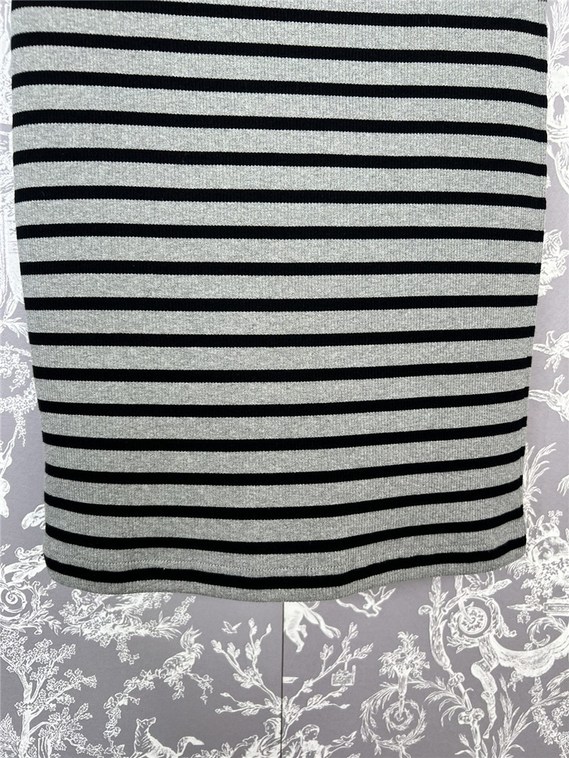 M1um1u letter striped stretch skirt replica clothing sites