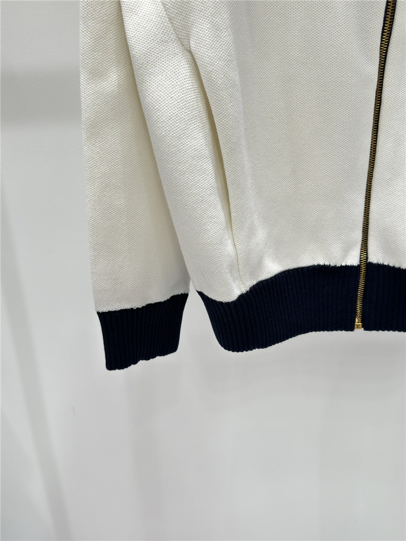 l0vis Vvtt0n lv stand collar zipper knitted cardigan replica clothes