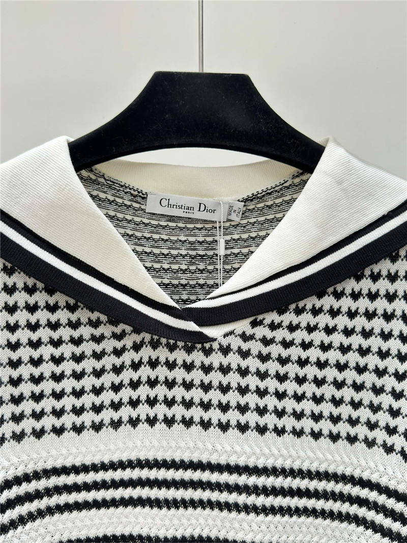 D10r navy collar knitted long sleeves replica clothes