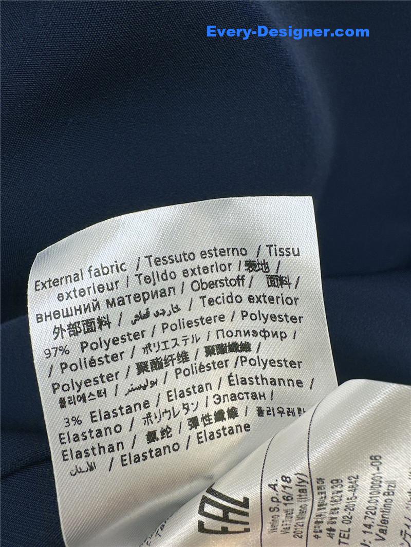 Va1e*ntin0 v button navy blue jumpsuit replica d&g clothing