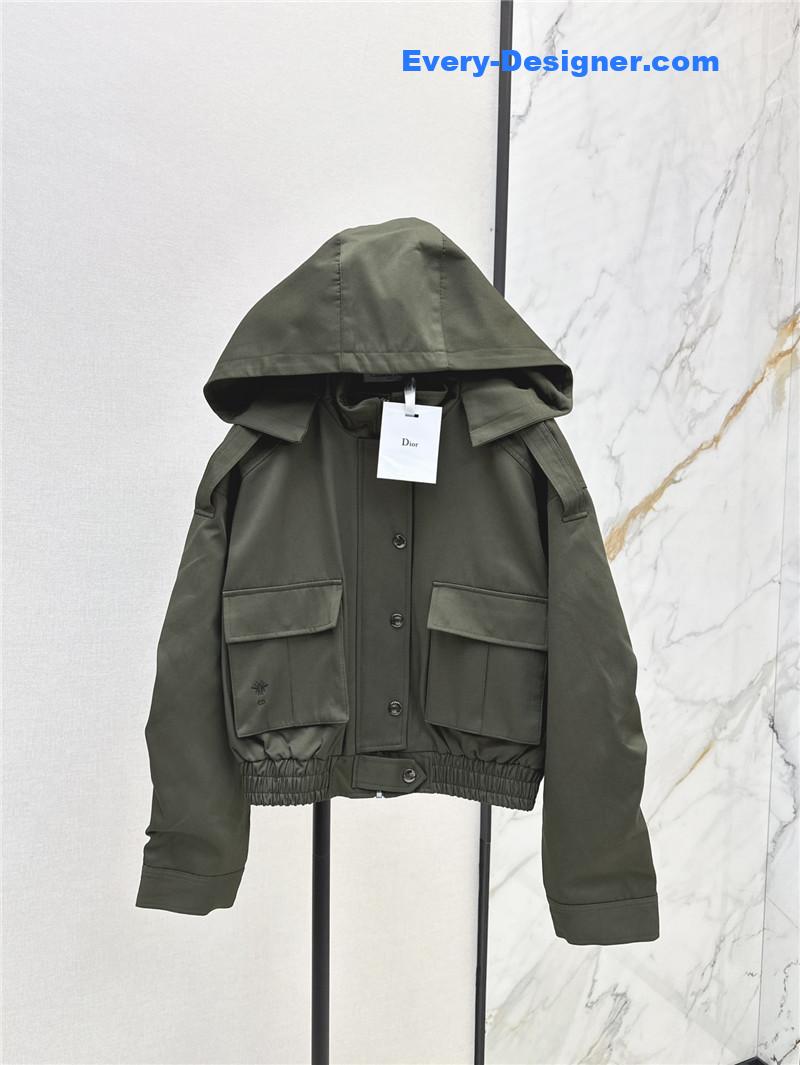 D10r hooded short trench coat cheap replica designer clothes