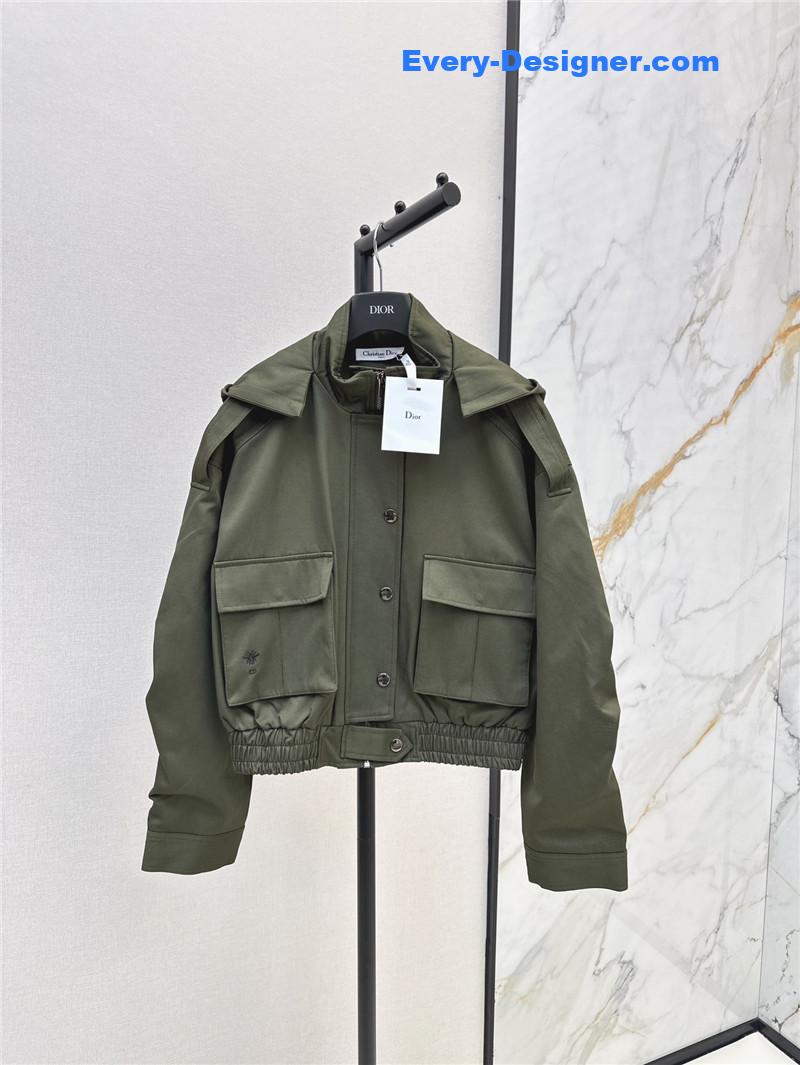 D10r hooded short trench coat cheap replica designer clothes