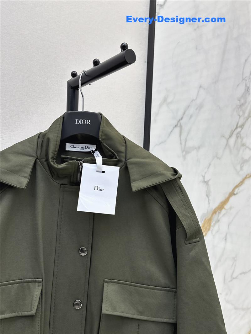 D10r hooded short trench coat cheap replica designer clothes