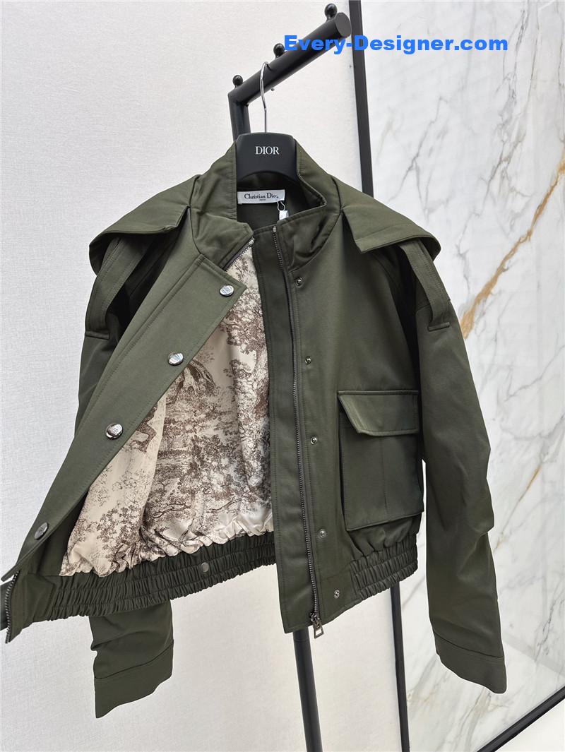 D10r hooded short trench coat cheap replica designer clothes