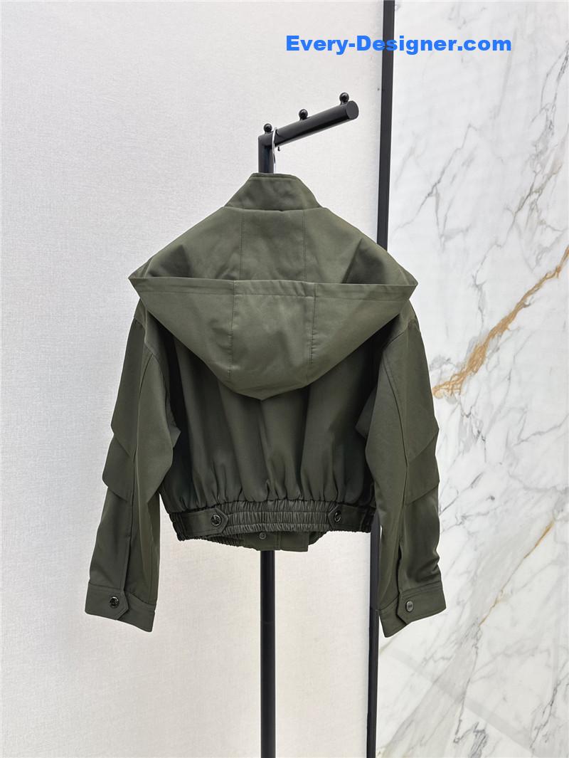 D10r hooded short trench coat cheap replica designer clothes