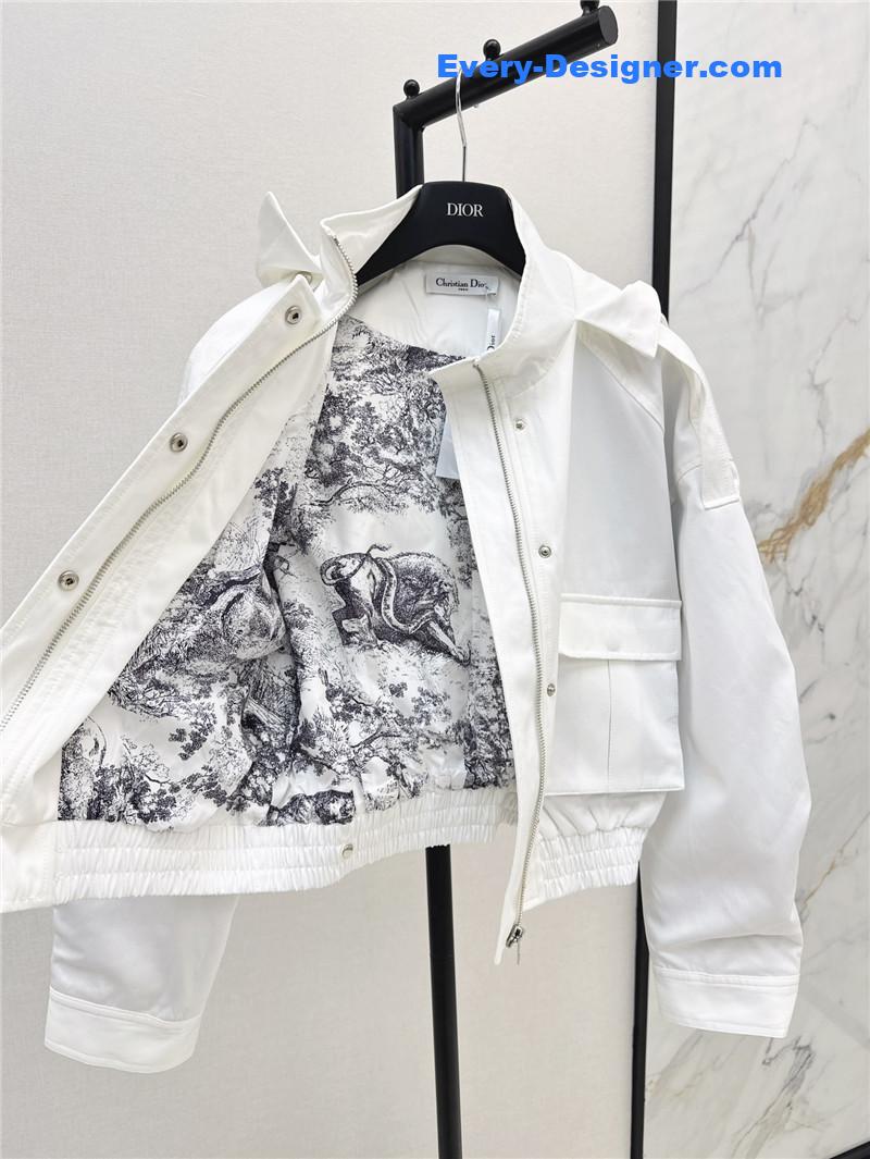 D10r hooded short trench coat cheap replica designer clothes