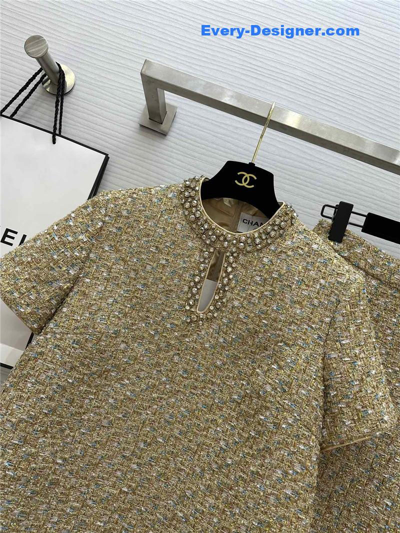 Ch**el tweed suit cheap replica designer clothes