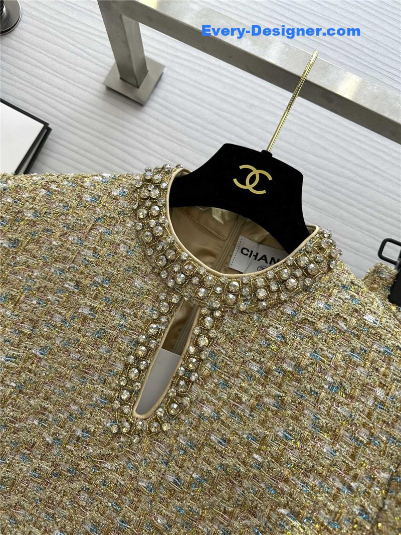 Ch**el tweed suit cheap replica designer clothes