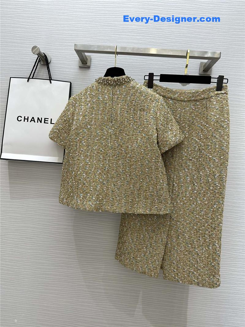 Ch**el tweed suit cheap replica designer clothes