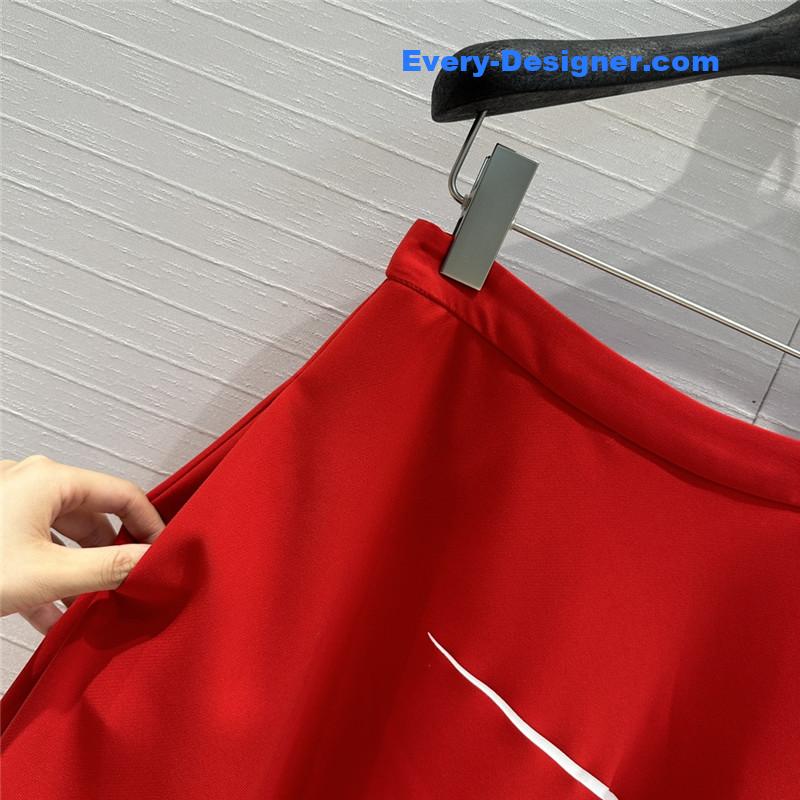 Va1e*ntin0 colorblock graffiti skirt replica d&g clothing