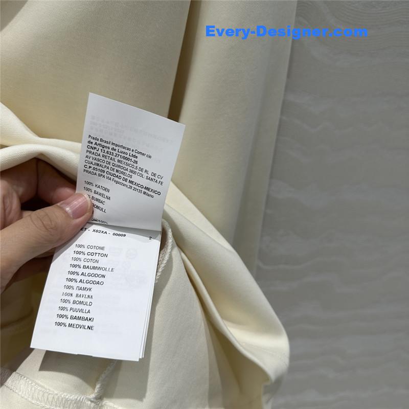 Pra*a sports lapel sweatshirt replica d&g clothing