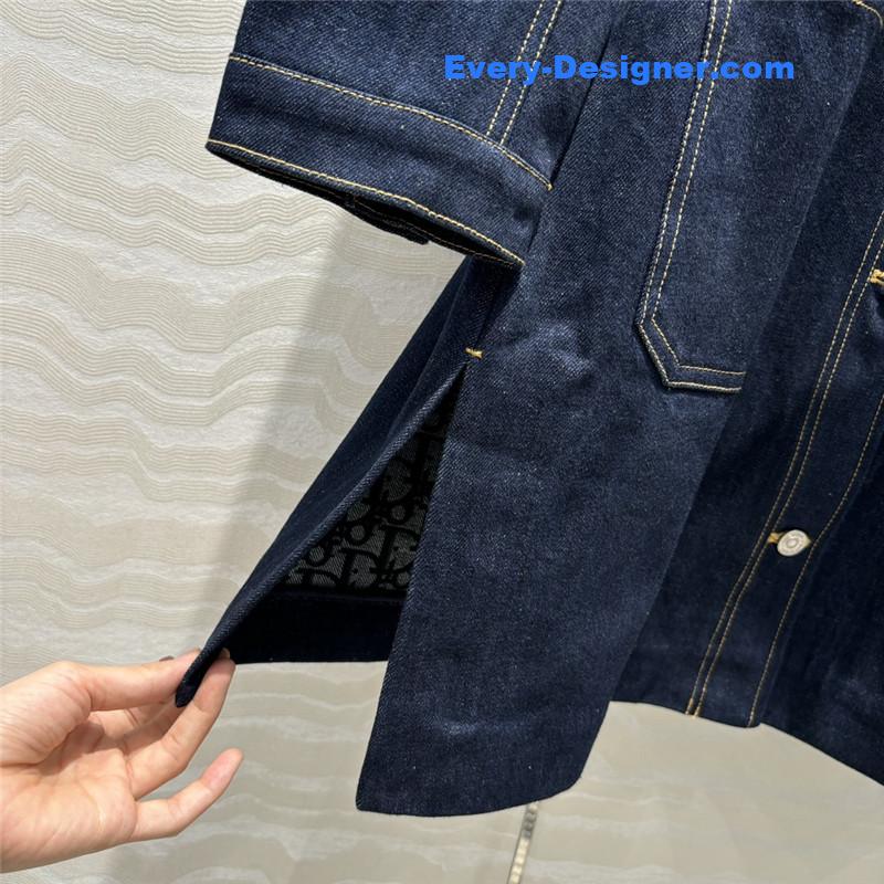 D10r denim jacket trench coat replica d&g clothing