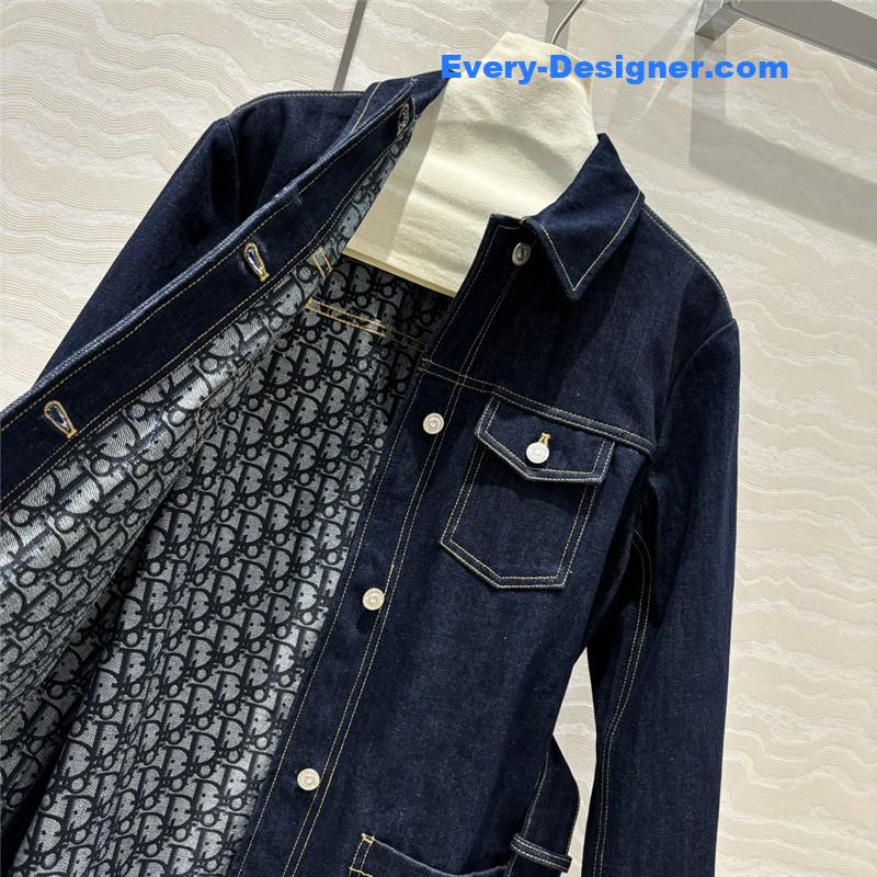 D10r denim jacket trench coat replica d&g clothing