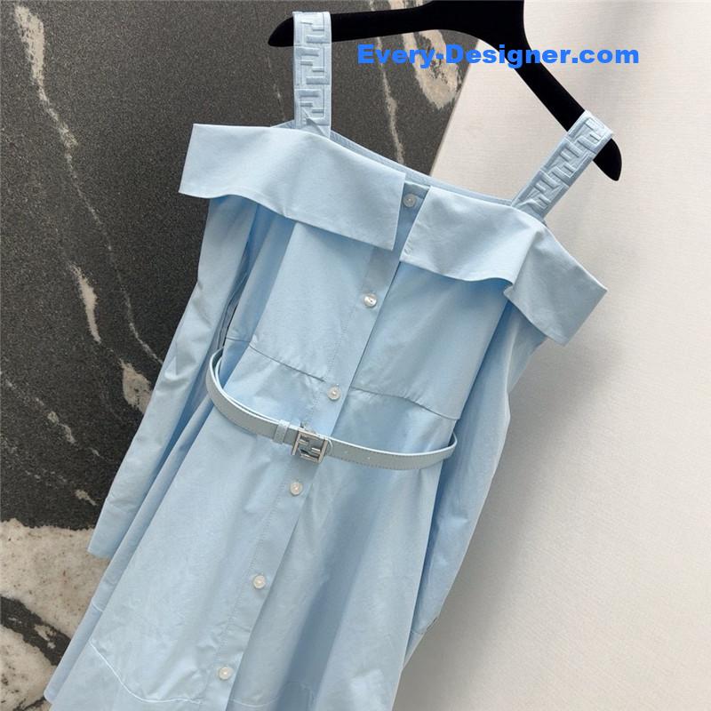 F**di one shoulder dress cheap replica designer clothes