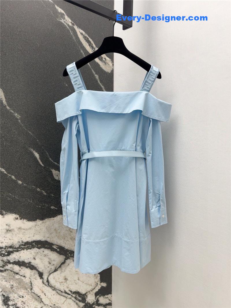 F**di one shoulder dress cheap replica designer clothes