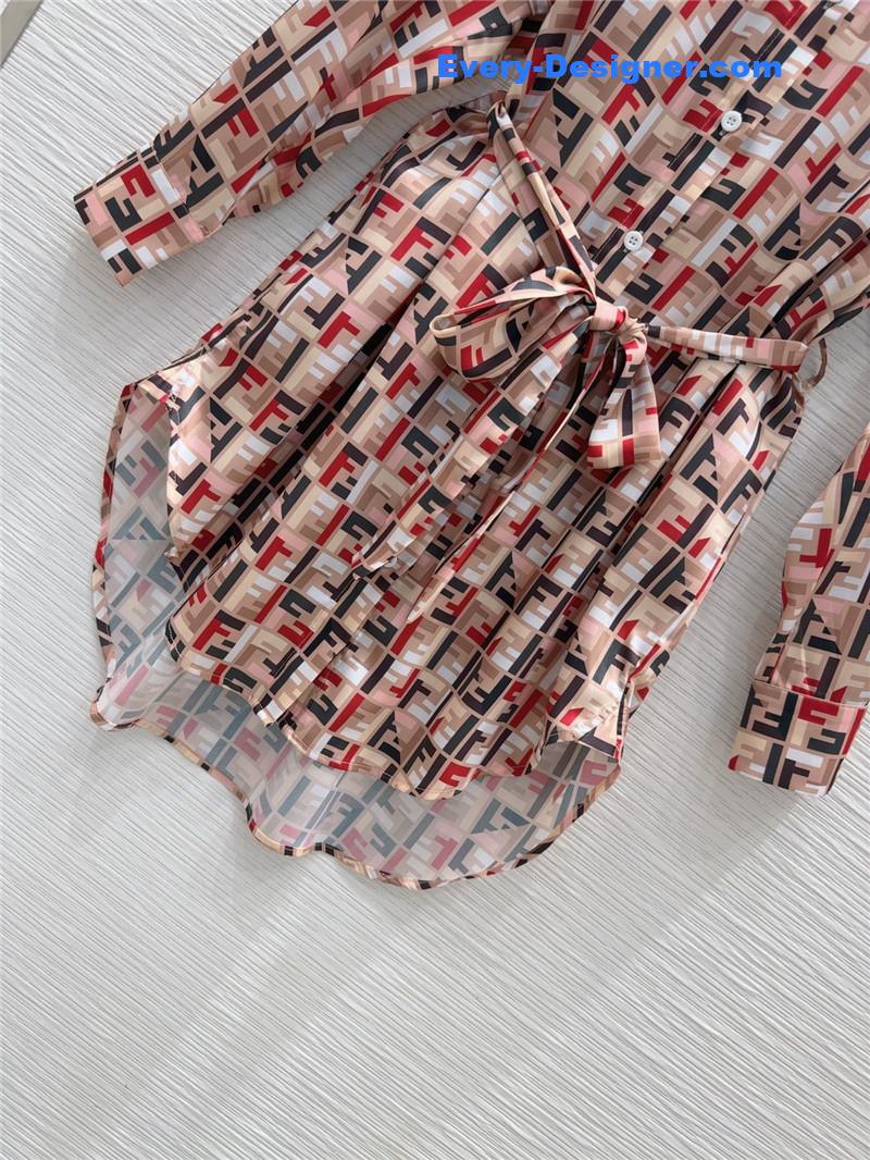 F**di nautical series shirt dress replica clothing sites