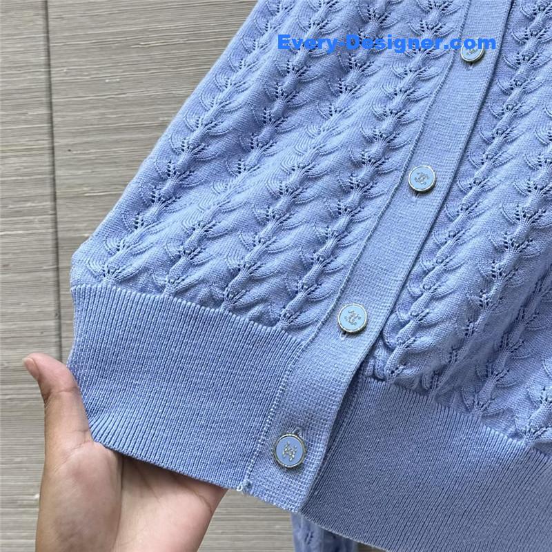 Ch**el knitted cardigan replica d&g clothing