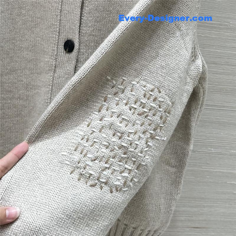 L0r0 P1ana cashmere embroidery cardigan jacket replicas clothes
