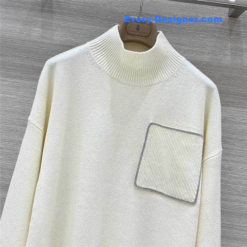 BC sequined cashmere top + pants set replicas clothes