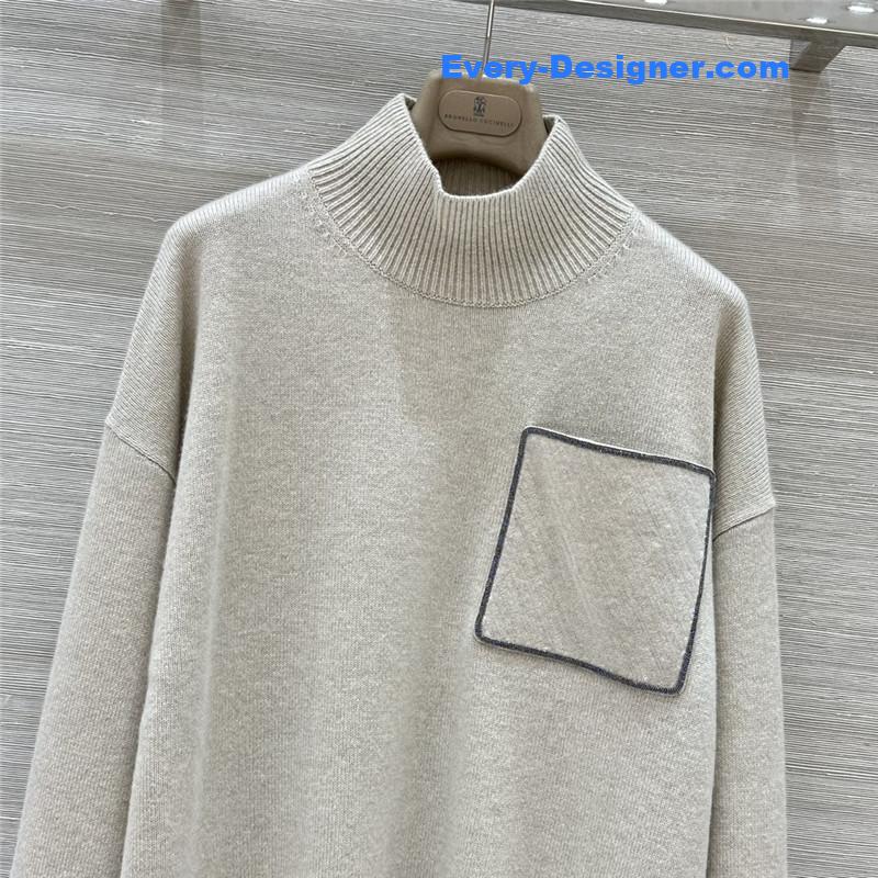 BC sequined cashmere top + pants set replicas clothes