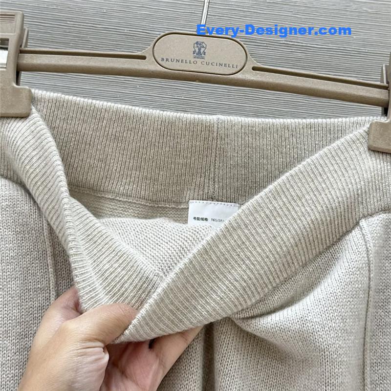 BC sequined cashmere top + pants set replicas clothes