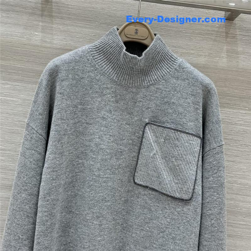 BC sequined cashmere top + pants set replicas clothes