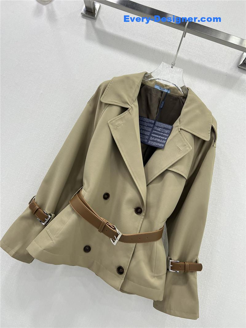 Pra*a short trench coat replica clothing sites