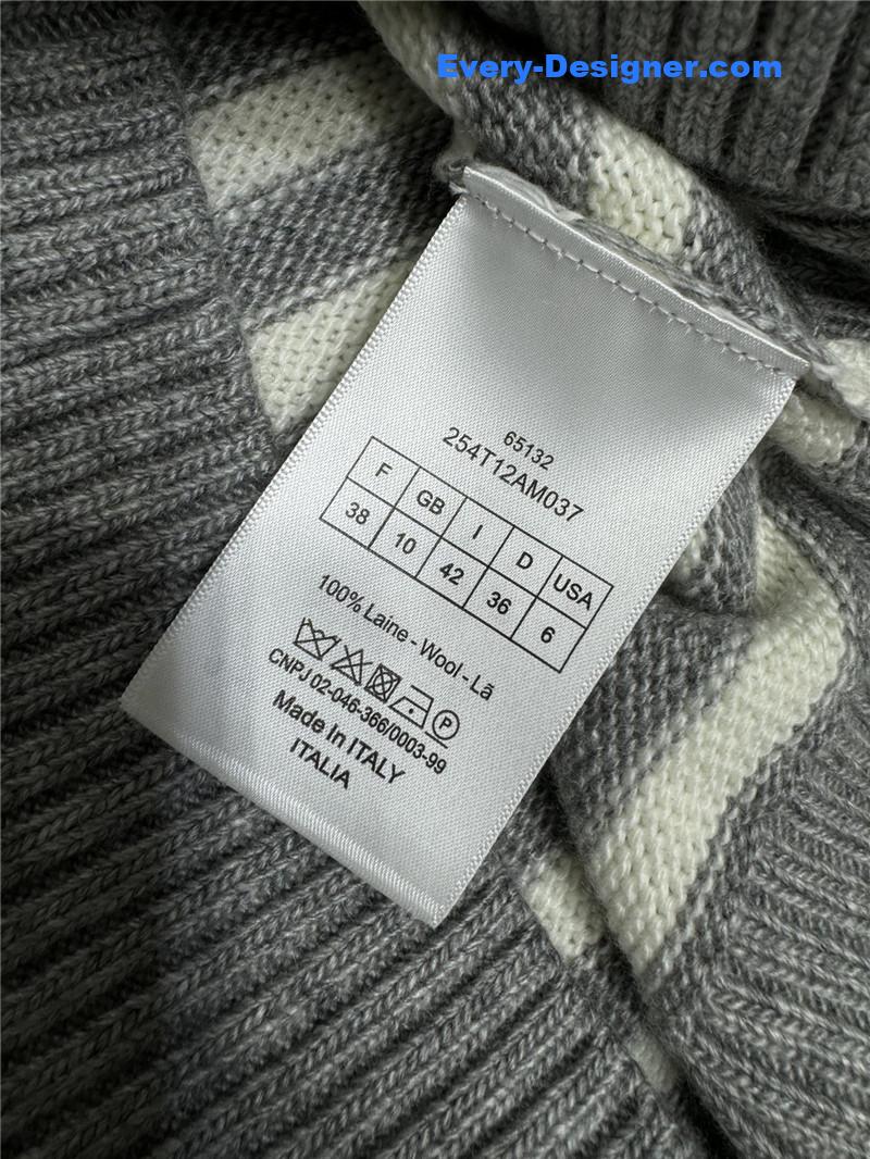 D10r letter logo knitted short sleeve replica clothing sites