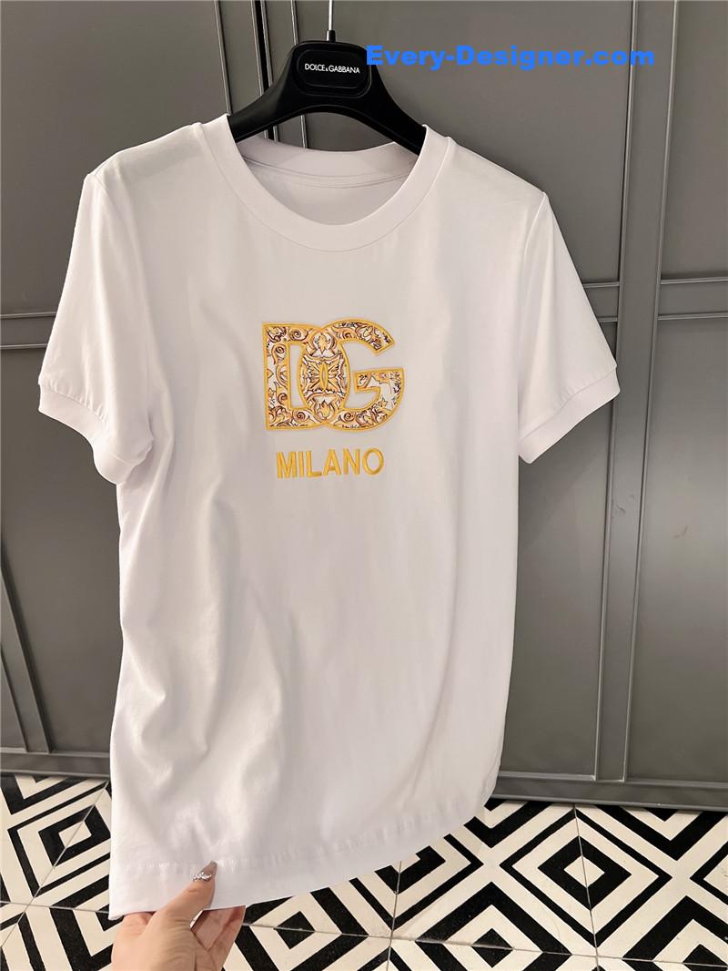 Dolce & Gabbana d&g positioning printed T-shirt replica clothes