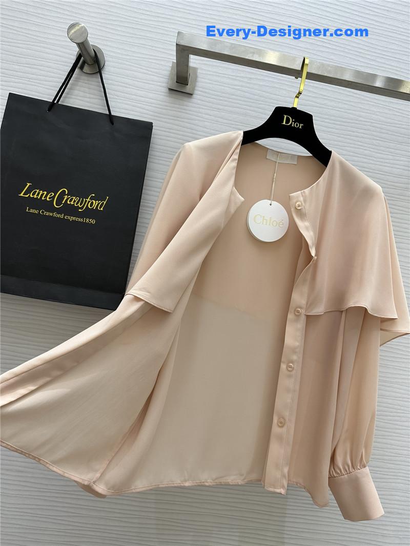 Chloé cape shirt replica designer clothing websites