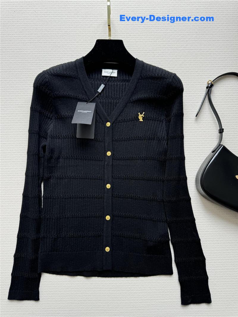 Y51 hollow knitted long-sleeved cardigan replicas clothes