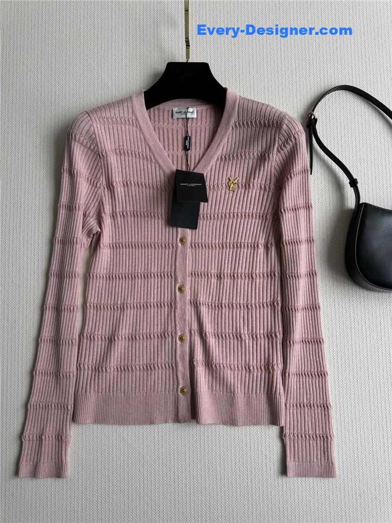 Y51 hollow knitted long-sleeved cardigan replicas clothes