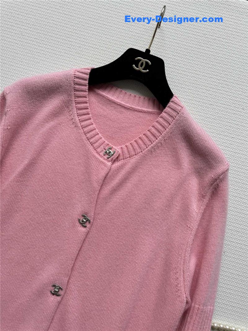 Ch**el crew neck cardigan cheap replica designer clothes