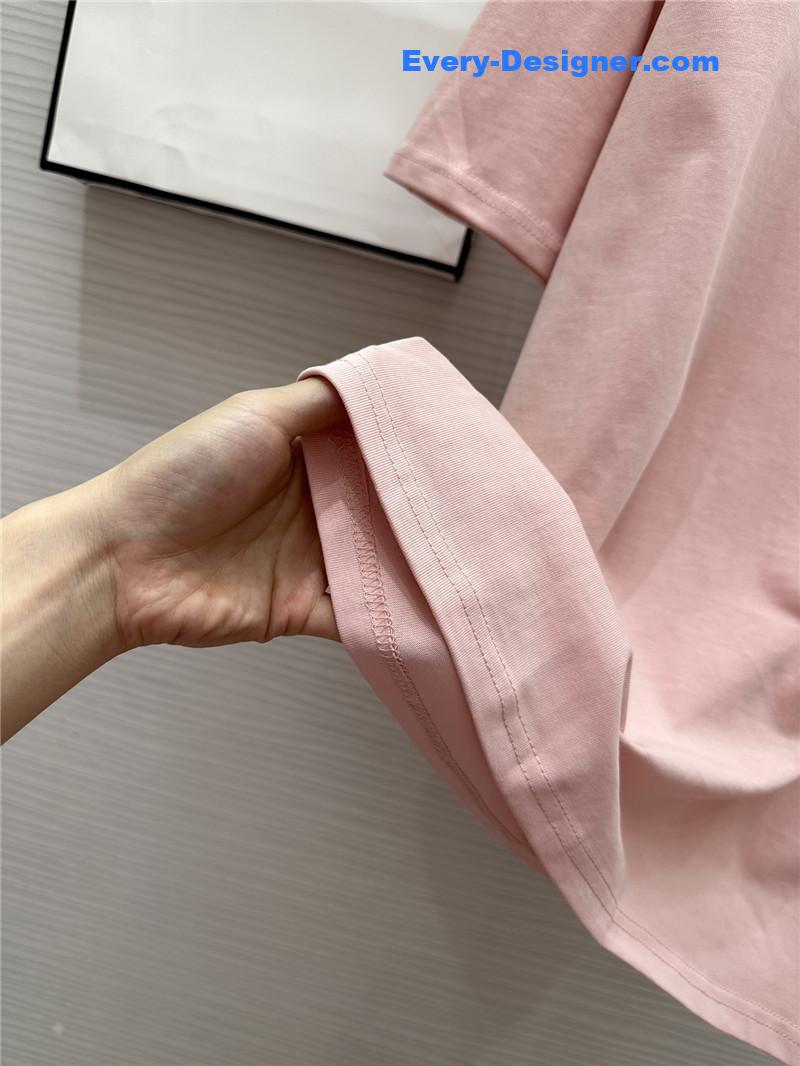 ch**el logo D1am0nd embellished t-shirt replica d&g clothing