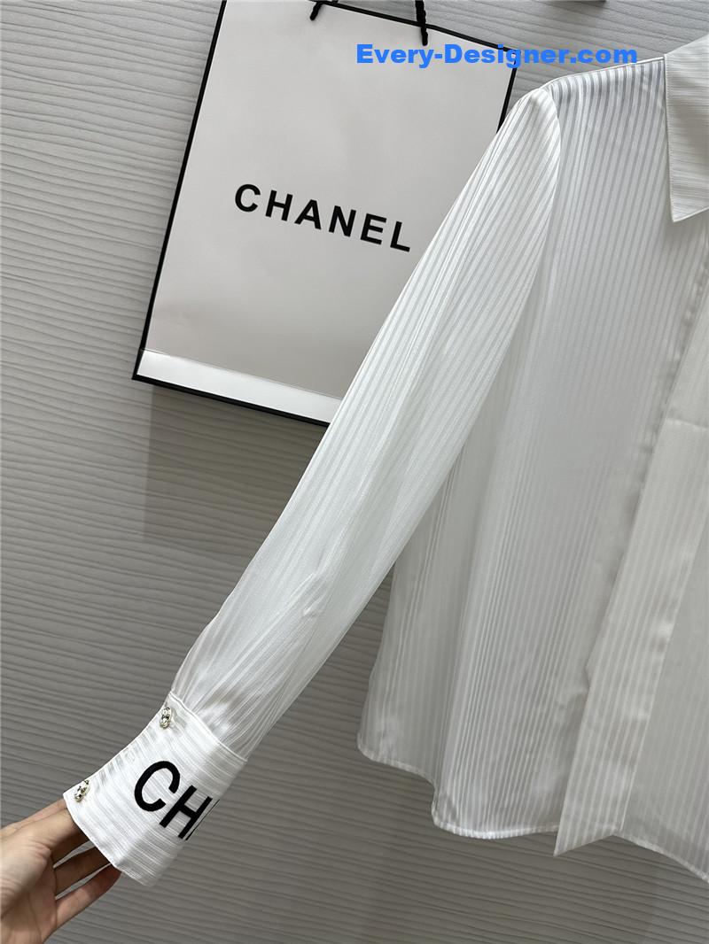 Ch**el embroidered ribbon shirt replica d&g clothing