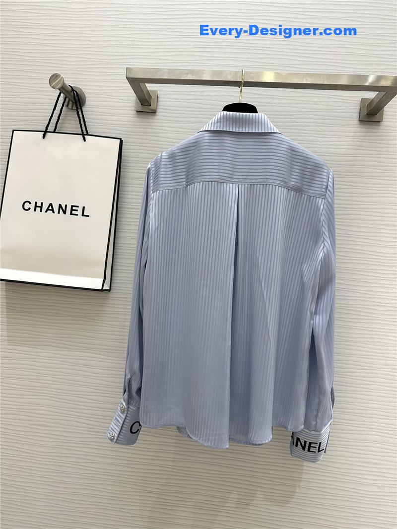 Ch**el embroidered ribbon shirt replica d&g clothing