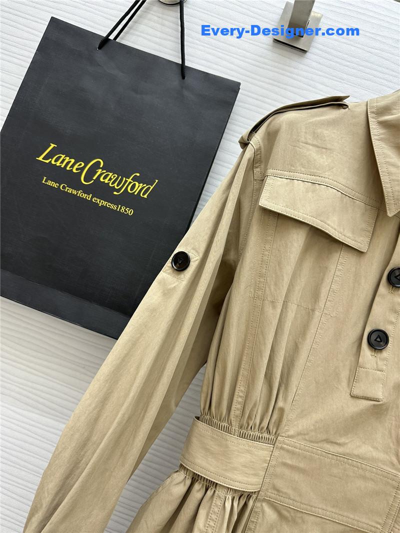 b0tt*ga Ven*ta khaki cotton work skirt replica clothes