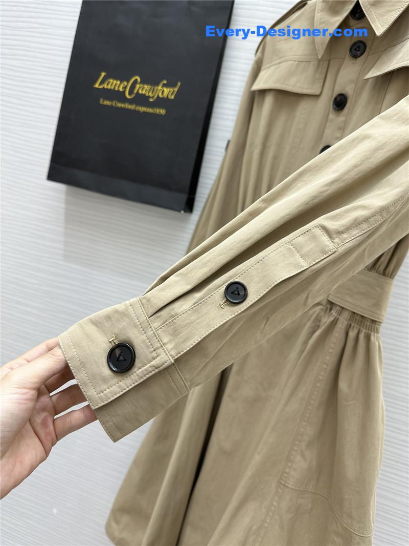 b0tt*ga Ven*ta khaki cotton work skirt replica clothes