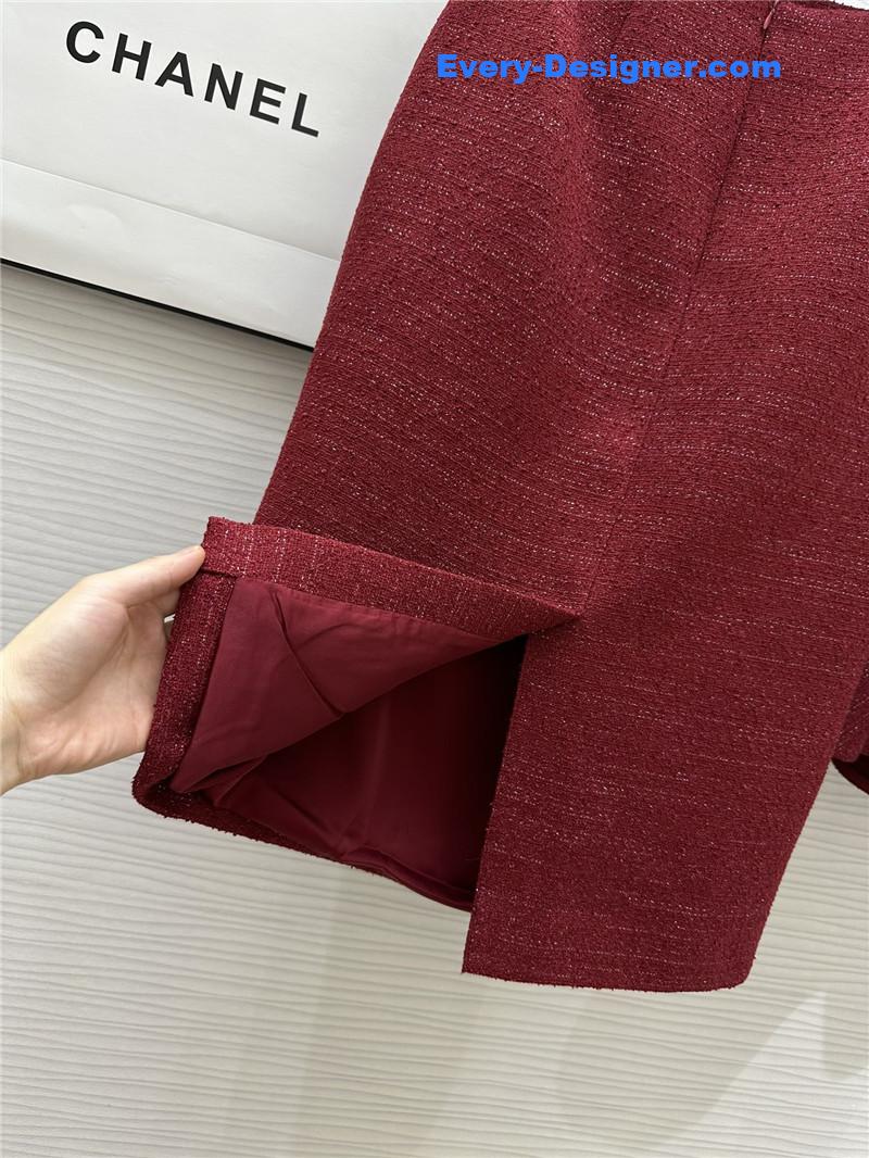 Ch**el soft tweed suit replica designer clothing websites