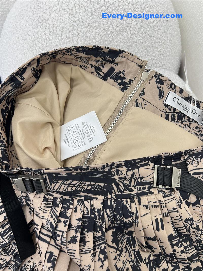 D10r pleated long skirt replica d&g clothing