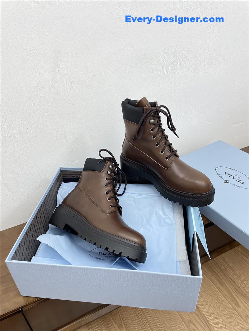 Pra*a leather work boots for women
