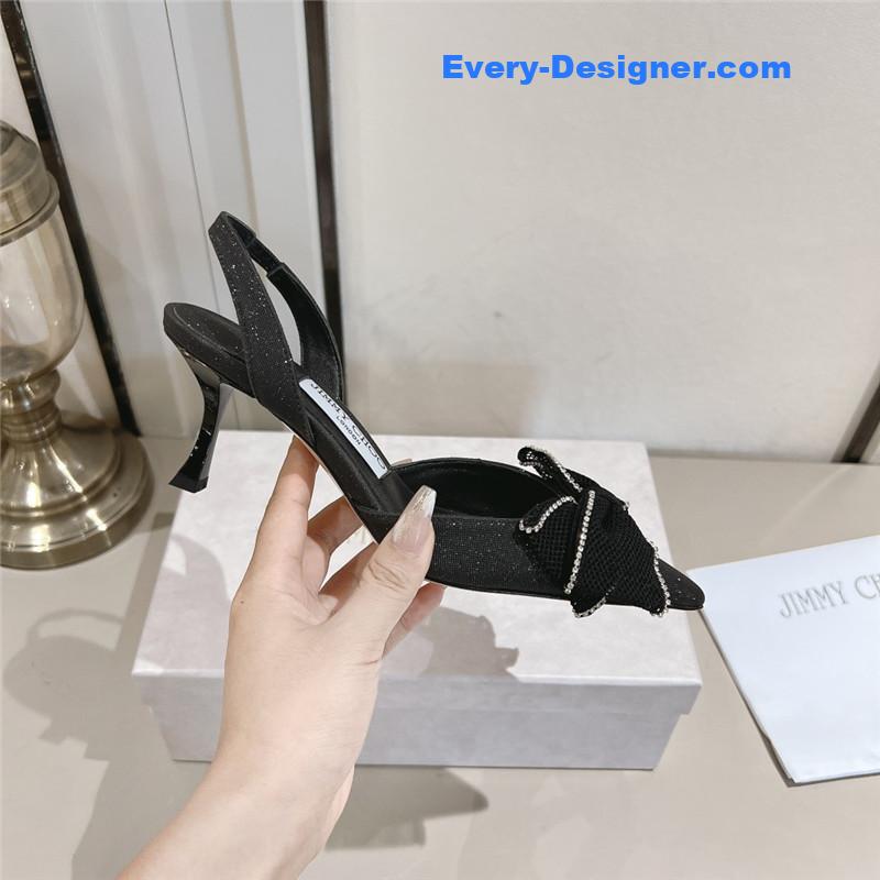 J1m*y Ch00 brook sb 50 black mix glitter fabric shoes