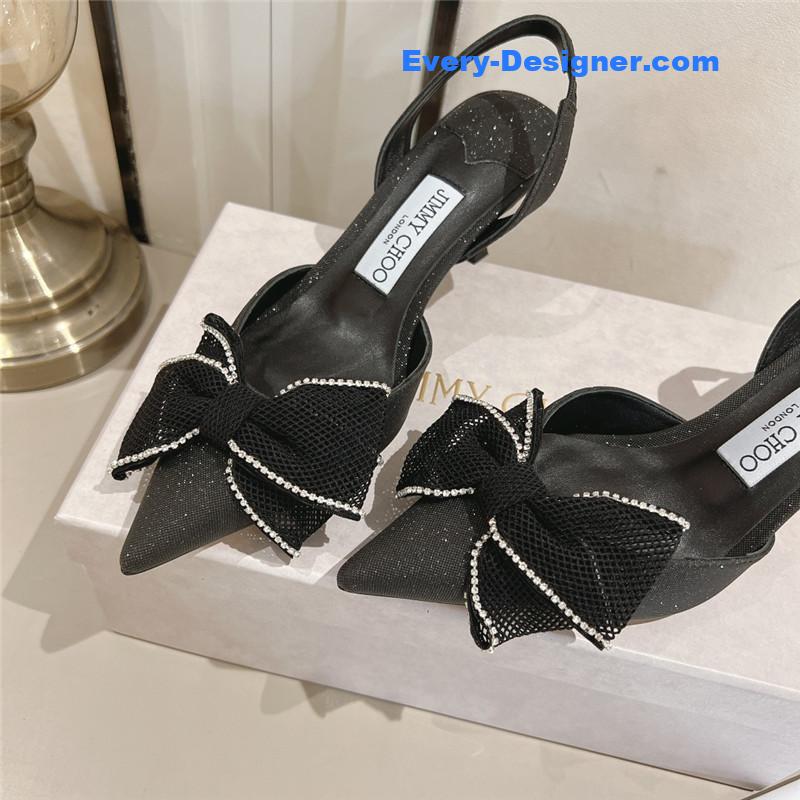 J1m*y Ch00 brook sb 50 black mix glitter fabric shoes