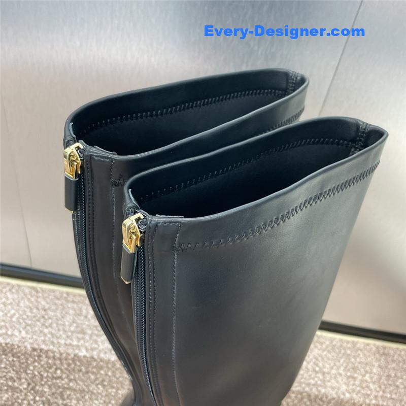 D10r women’s belle-d heeled keen high boots in black