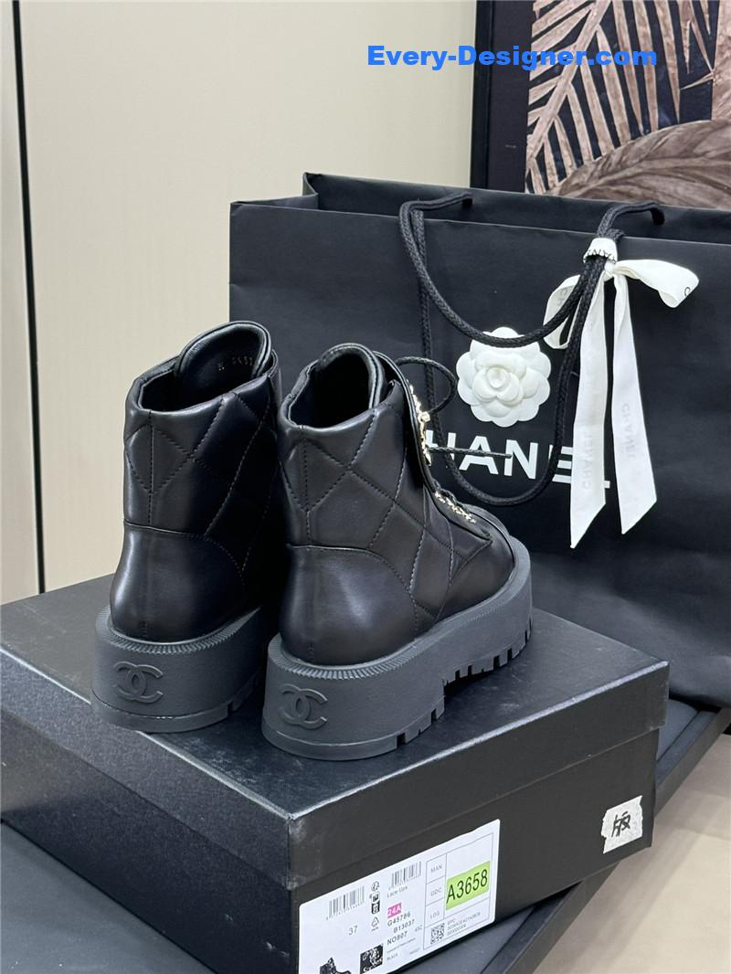 Ch**el combat ankle boots