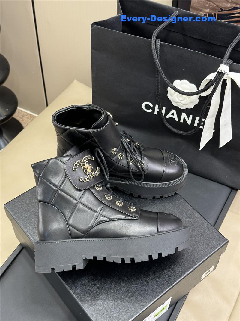 Ch**el combat ankle boots