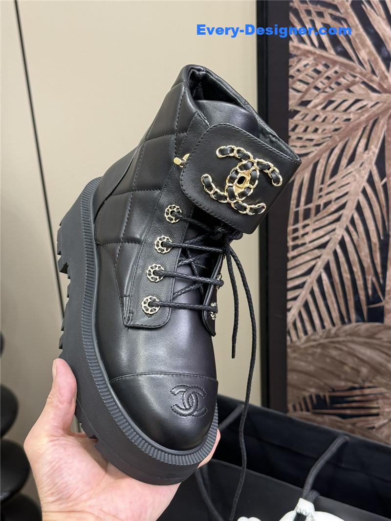 Ch**el combat ankle boots